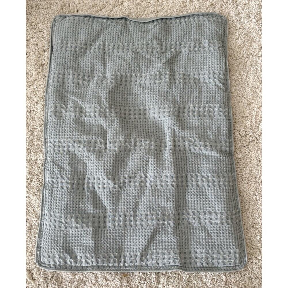 Pottery Barn Dusty Blue Cotton Standard Sham Pillowcase